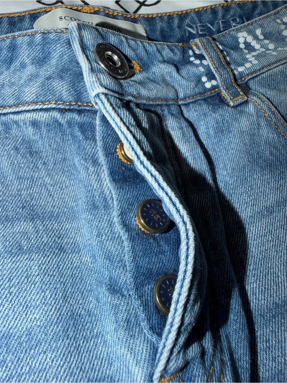 Scotch & Soda Ocean Shade Denim Shorts - Picture 2 of 6
